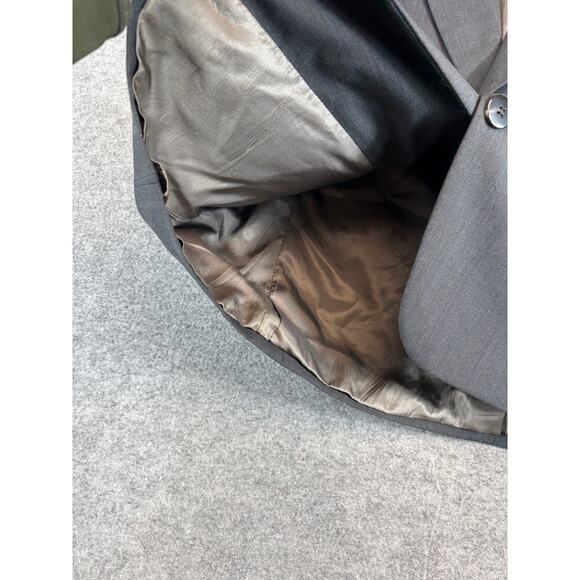 Vintage 90s Pierre Cardin Wool Sport Coat Blazer Jacket Mens 43R Gray Austria - Picture 7 of 8